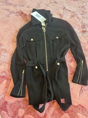 Maje crepe black jumpsuit